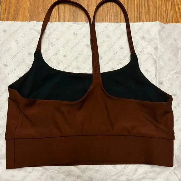 NWOT Twenty Montreal Colorsphere Dual Color Sports Bra Brown S - Picture 5 of 7